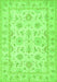 Oriental Green Traditional Rug, tr1572grn