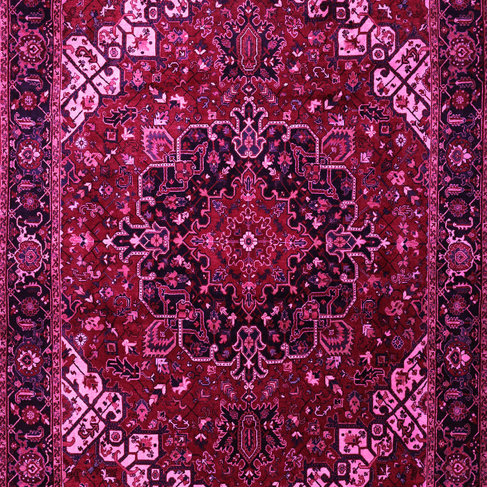 Machine Washable Persian Pink Traditional Rug, wshtr1573pnk