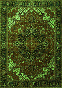 Persian Green Traditional Rug, tr1573grn