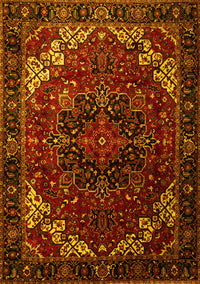 Persian Yellow Traditional Rug, tr1573yw