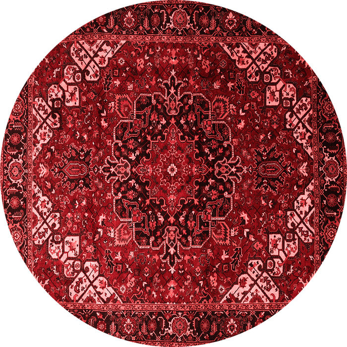 Machine Washable Persian Red Traditional Rug, wshtr1573red