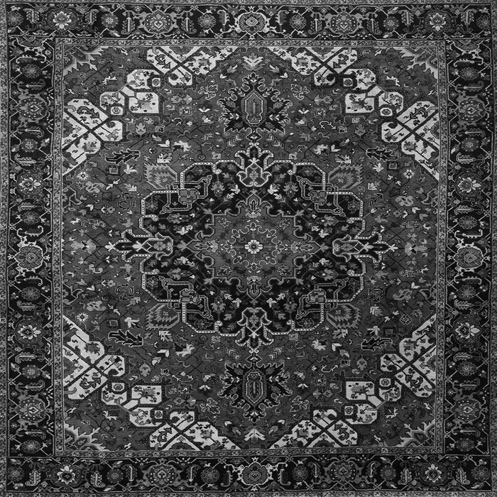 Serging Thickness of Persian Gray Traditional Rug, tr1573gry