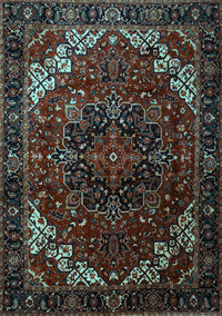 Persian Light Blue Traditional Rug, tr1573lblu