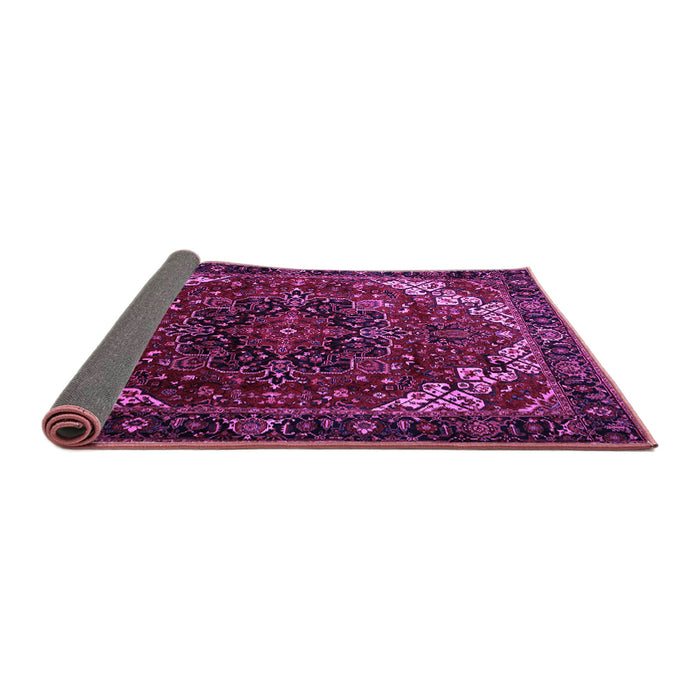 Sideview of Persian Purple Traditional Rug, tr1573pur
