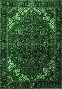 Persian Emerald Green Traditional Rug, tr1573emgrn