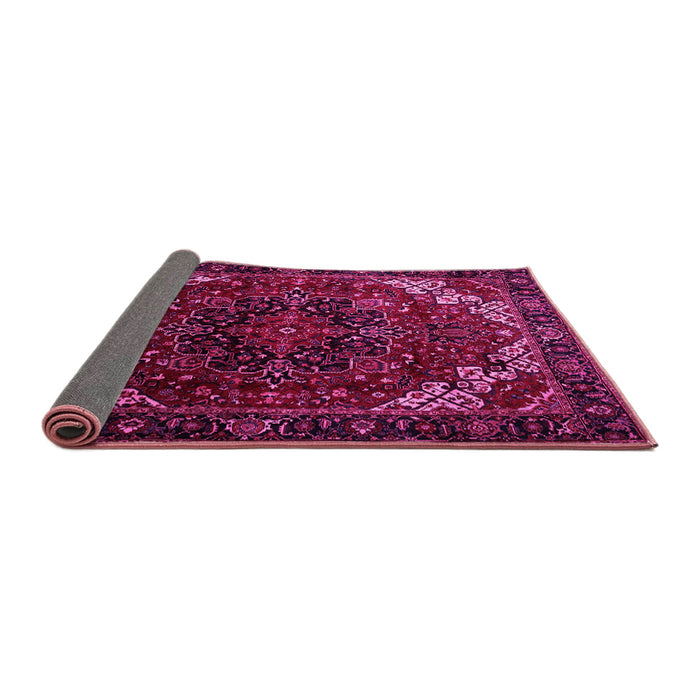 Sideview of Persian Pink Traditional Rug, tr1573pnk