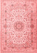 Medallion Red Traditional Area Rugs