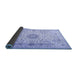 Sideview of Medallion Blue Traditional Rug, tr1574blu