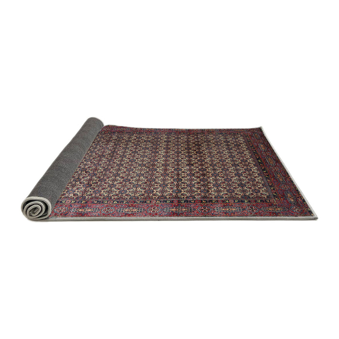 Sideview of Traditional Rose Purple Persian Rug, tr1575