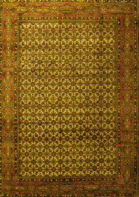 Persian Yellow Traditional Rug, tr1575yw