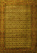 Persian Yellow Traditional Rug, tr1575yw