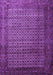 Machine Washable Persian Purple Traditional Area Rugs, wshtr1575pur