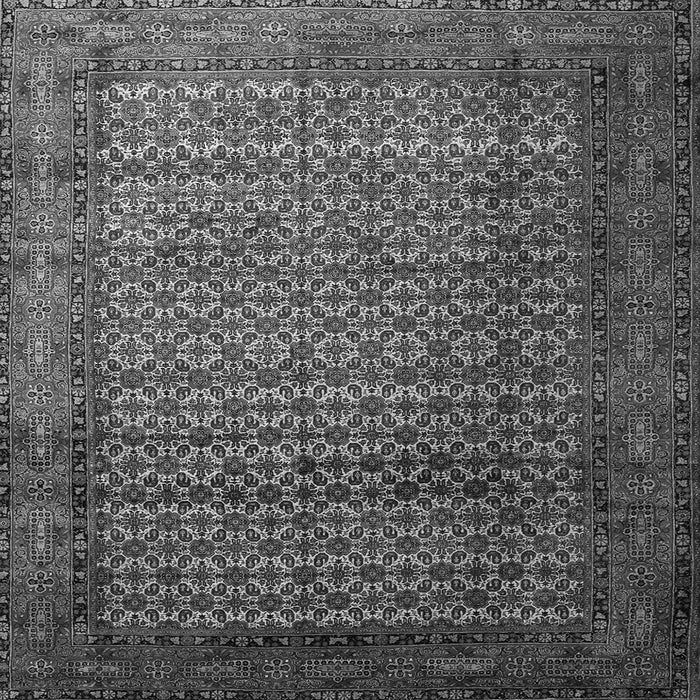 Serging Thickness of Persian Gray Traditional Rug, tr1575gry