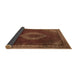 Sideview of Medallion Brown Traditional Rug, tr1576brn