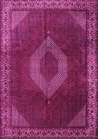 Medallion Pink Traditional Rug, tr1576pnk