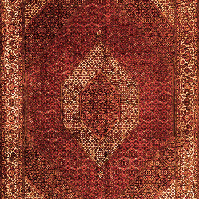 Medallion Orange Traditional Rug, tr1576org