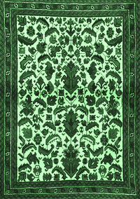 Persian Emerald Green Traditional Rug, tr1577emgrn