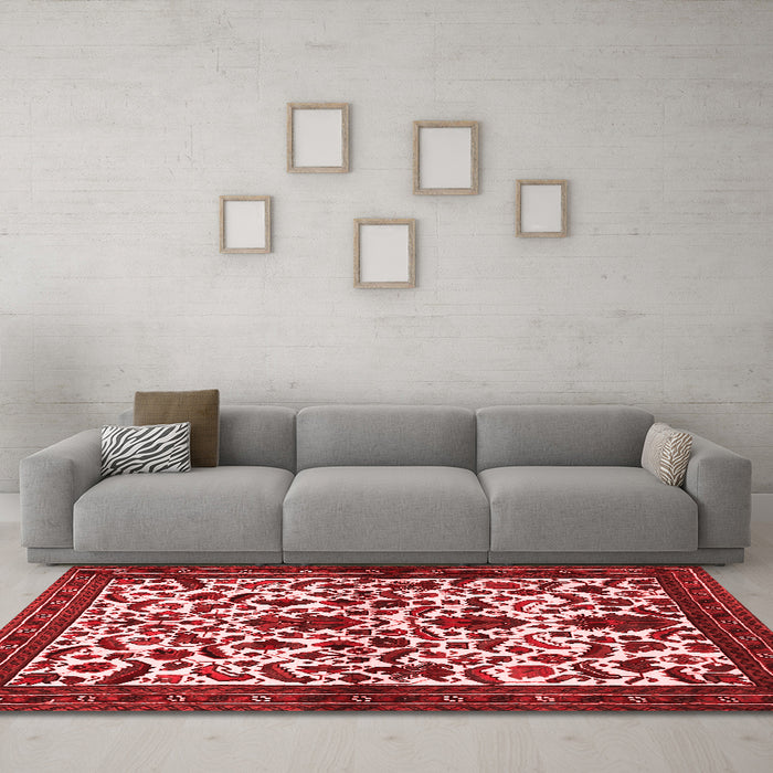 Traditional Red Washable Rugs