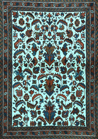 Persian Light Blue Traditional Rug, tr1577lblu