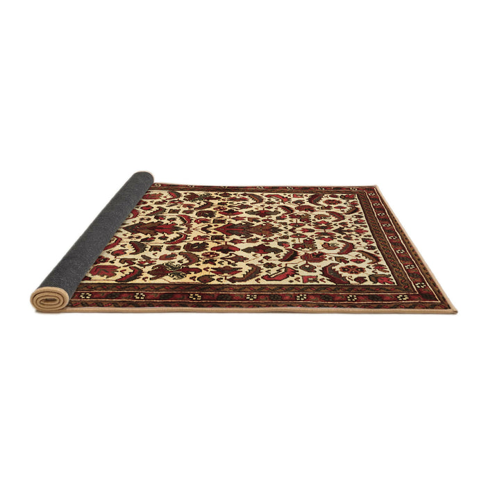 Sideview of Persian Brown Traditional Rug, tr1577brn