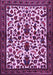 Machine Washable Persian Purple Traditional Area Rugs, wshtr1577pur