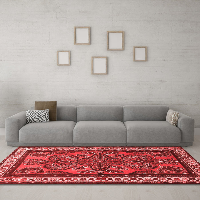 Traditional Red Washable Rugs
