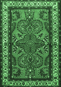 Persian Emerald Green Traditional Rug, tr1578emgrn