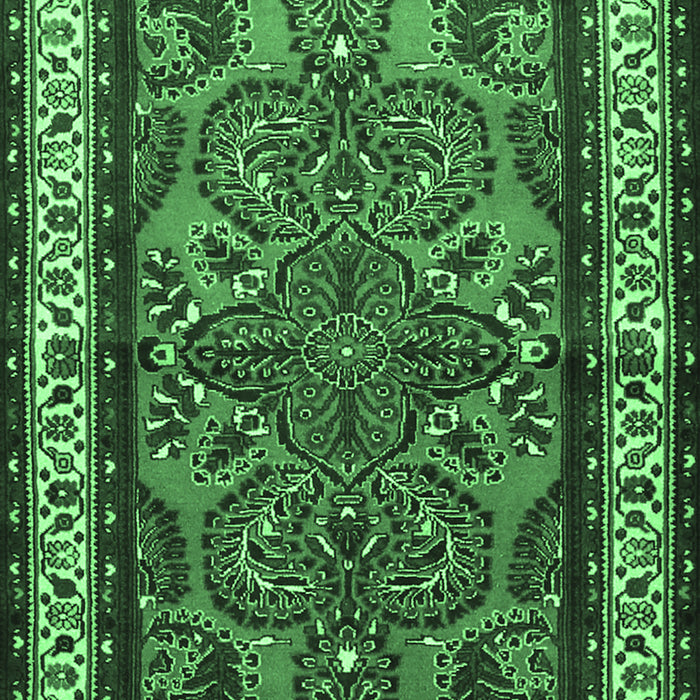 Persian Emerald Green Traditional Rug, tr1578emgrn