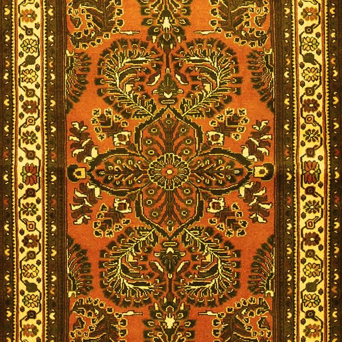 Persian Yellow Traditional Rug, tr1578yw