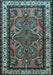 Persian Light Blue Traditional Rug, tr1578lblu