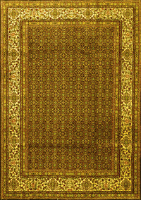 Persian Yellow Traditional Rug, tr1579yw