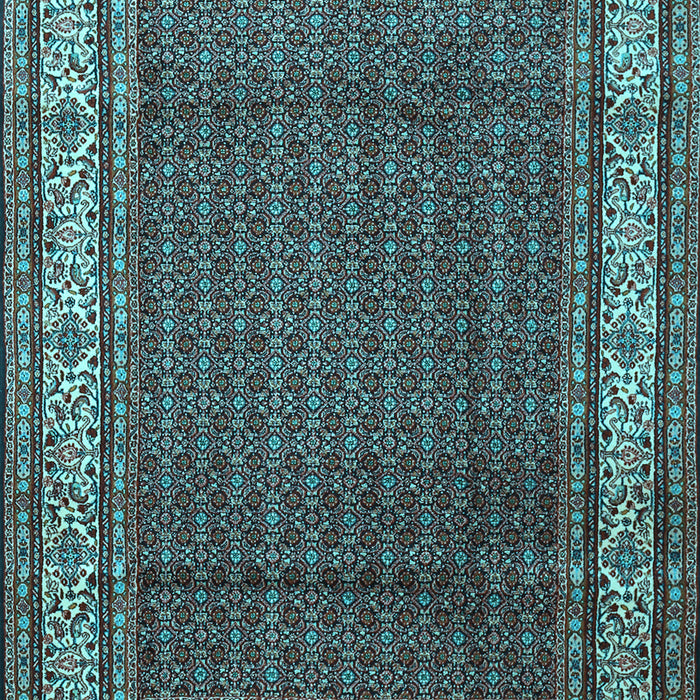 Machine Washable Persian Light Blue Traditional Rug, wshtr1579lblu