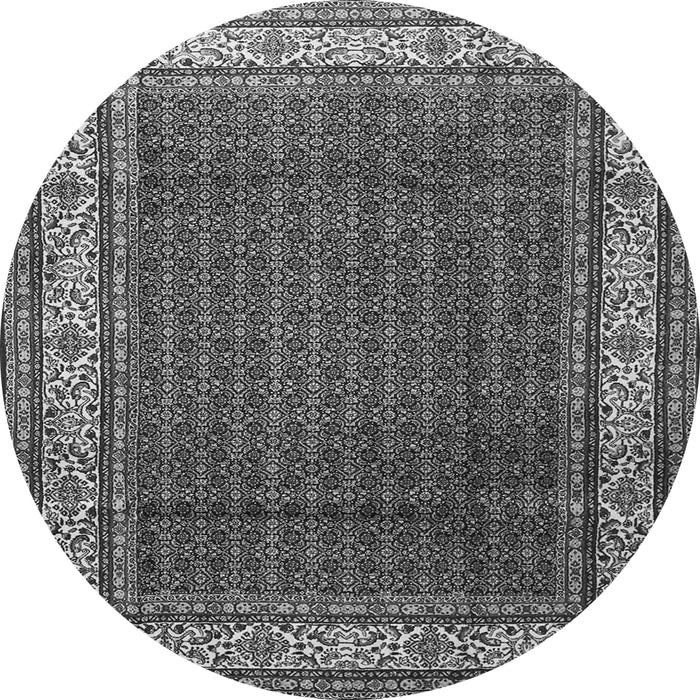 Square Persian Gray Traditional Rug, tr1579gry