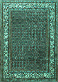 Persian Turquoise Traditional Rug, tr1579turq