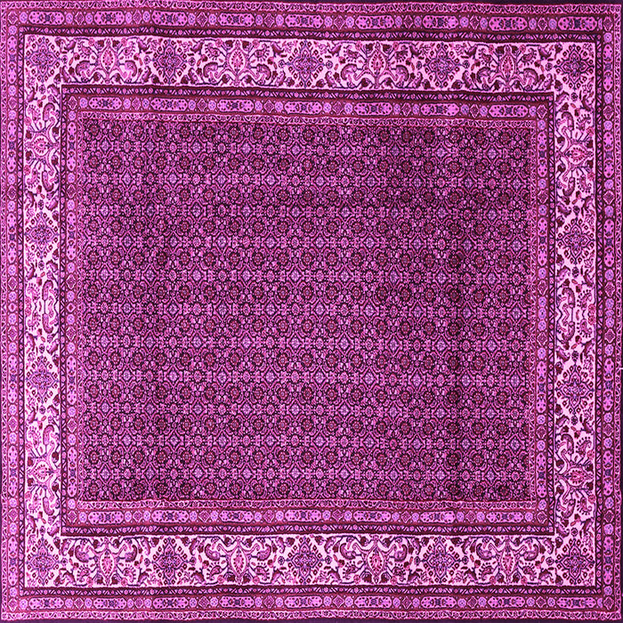Square Persian Pink Traditional Rug, tr1579pnk