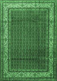Persian Emerald Green Traditional Rug, tr1579emgrn