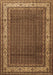 Persian Brown Traditional Rug, tr1579brn