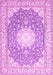 Medallion Pink Traditional Rug, tr157pnk