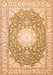 Medallion Orange Traditional Rug, tr157org