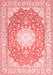 Medallion Red Traditional Area Rugs