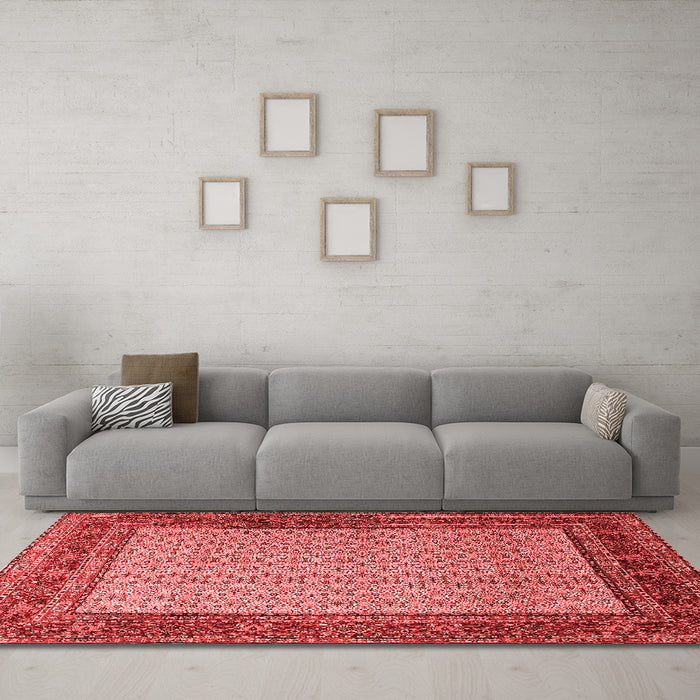 Traditional Red Washable Rugs