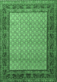 Persian Emerald Green Traditional Rug, tr1580emgrn