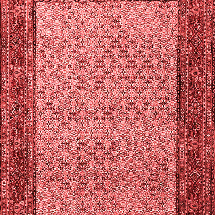 Machine Washable Persian Red Traditional Rug, wshtr1580red