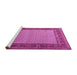 Sideview of Machine Washable Persian Pink Traditional Rug, wshtr1580pnk