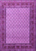 Machine Washable Persian Purple Traditional Area Rugs, wshtr1580pur