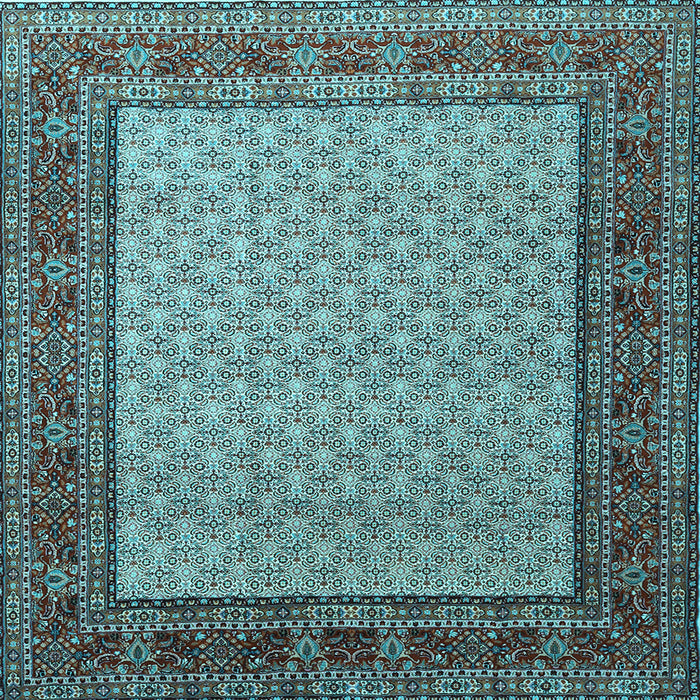 Square Persian Light Blue Traditional Rug, tr1580lblu