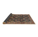 Sideview of Traditional Bakers Brown Persian Rug, tr1581