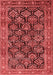Persian Red Traditional Area Rugs