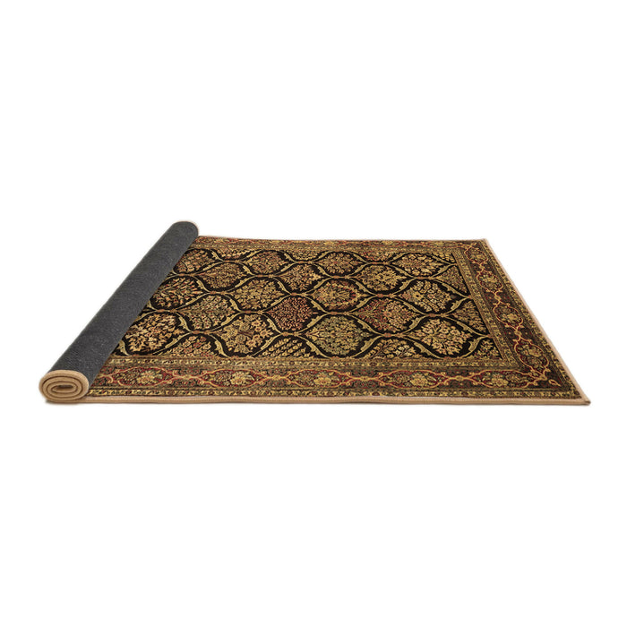 Sideview of Persian Brown Traditional Rug, tr1581brn