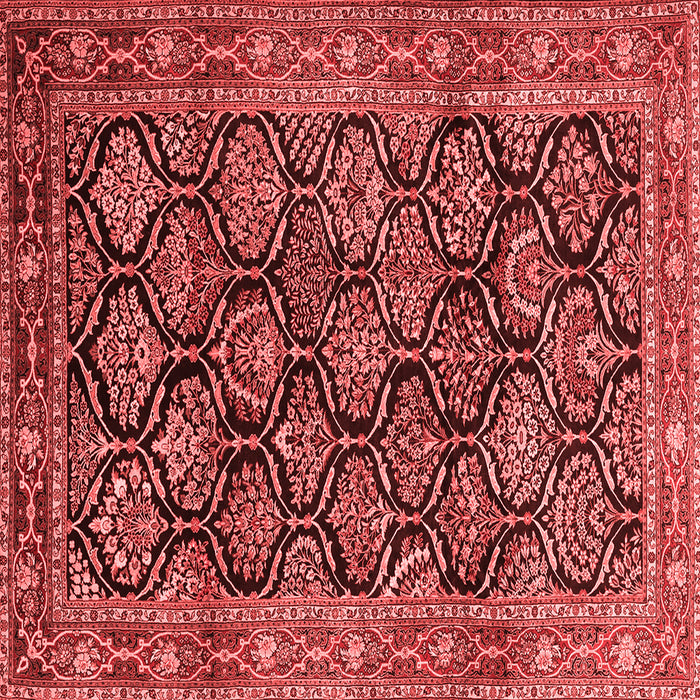 Machine Washable Persian Red Traditional Rug, wshtr1581red